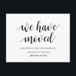 Modern Rustic, vi har Flyttat, Adress-tillkännagiv Vykort<br><div class="desc">Denna moderna,  roliga utformning av ett nytt hem,  ett meddelande om flytta,  ett byte av vykort för adress (med korttitel har vi Flyttat). Det är perfekten att meddela dina vänner och din familj,  som du har flyttat.
#TeeshaDerrick</div>