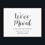 Modern Rustic, vi har Flyttat, Adress-tillkännagiv Vykort<br><div class="desc">Denna moderna,  roliga utformning av ett nytt hem,  ett meddelande om flytta,  ett byte av vykort för adress (med korttitel har vi Flyttat). Det är perfekten att meddela dina vänner och din familj,  som du har flyttat. #TeeshaDerrick</div>