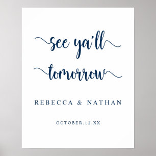 Modern Rustic, vi ses alla i morgon Poster