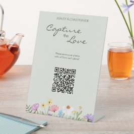 Modern Rustic Wildbloms Bröllop Photo