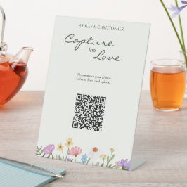 Modern Rustic Wildbloms Bröllop Photo