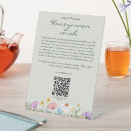 Modern Rustic Wildblomsoft Sage Bröllop