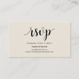 Modern Rustik, Black and Cream, onlinens OSA Tilläggskort