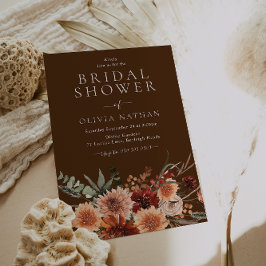 Modern Rustik Bohemsk Bröllopsdusch Inbjudningar