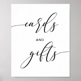 Modern rustik Bröllopskort & presenter - tabletote Poster