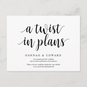 Modern rustik, en skevning i planer, fördröjd vykort