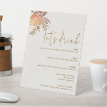 Modern Rustik Höst Boho Blomma Bröllop