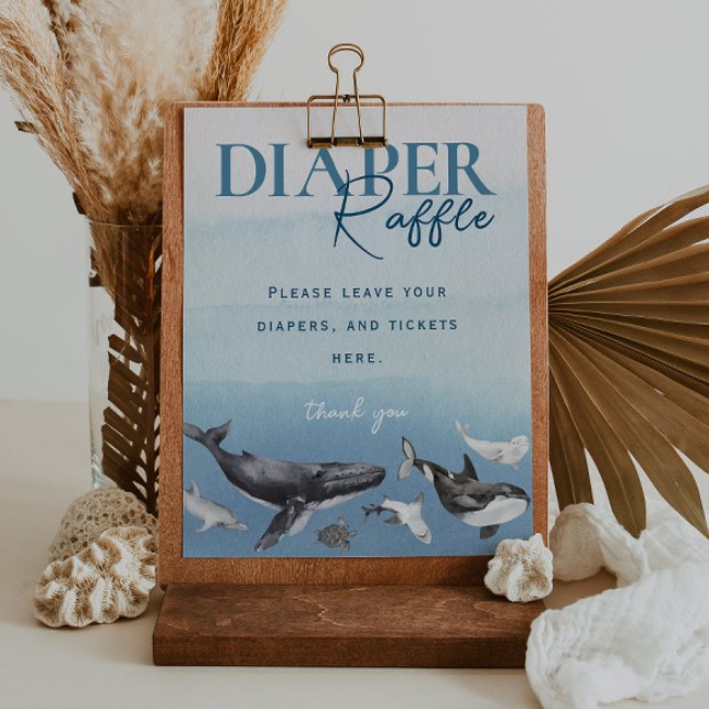 Modern rustik över havets dagstidning Raffle Baby  Poster (Skapare uppladdad)