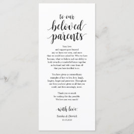 Modern Rustik, svart Ställe - tack för dina kort