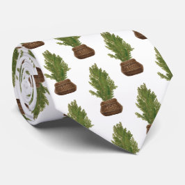 Modern Rustik Vattenfärg Julgran Holiday Slips