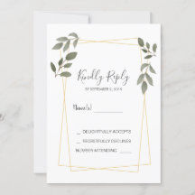 Modern rustik vattenfärg löv guld ram OSA