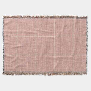 Modern Rustik Windows-fönsterruta, upplagd linens Filt