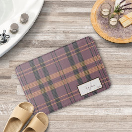 Modern Rutig Heather Baddisk Badrumsmatta