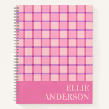 Modern Rutigt Rosa Lila Personlig