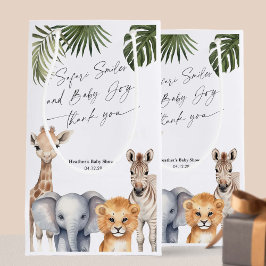 Modern Safari Animals Pojke Shower gynnar Goodie
