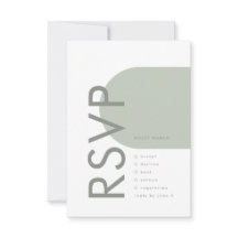 Modern Sage Båge Moss Abstrakt Japandi Minimalism