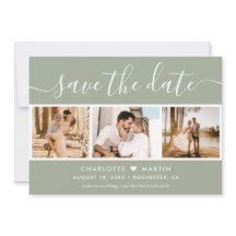 Modern Sage Grönt Bröllop 4 Photo