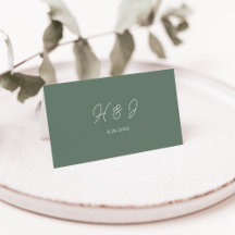 Modern Sage Grönt Bröllop