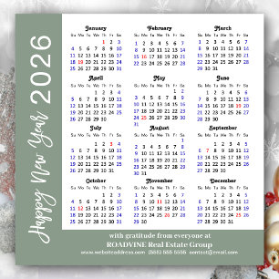 Modern Sage Grönt Business 2025 Calendar Simple Julkort