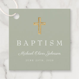 Modern Sage Grönt Religiösa Kor-skriptutfall Gåvor Etiketter