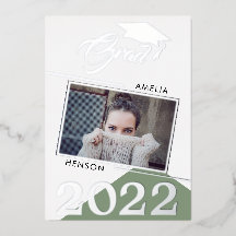 Modern Sage Grönt Student 2 Photo Studenten