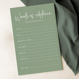 Modern Sage Oh Baby Simple Baby Shower Adapter