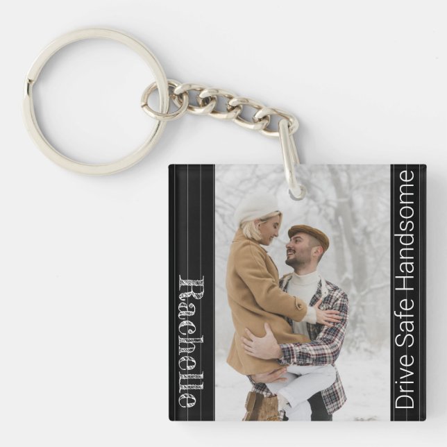 Modern Säker enhetsgåva till Make Boykompis Keycha (Framsidan)