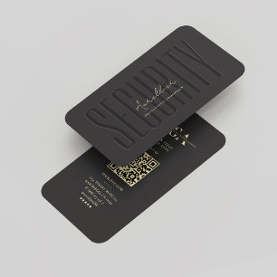 Modern säkerhet, Monogram Black Visitkort