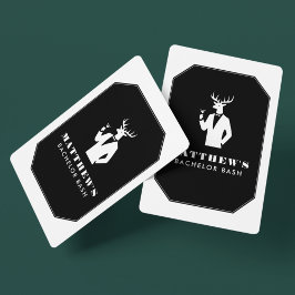 Modern Sällskapsfest Svarta Cocktaildrycker Svärmo Casinokort