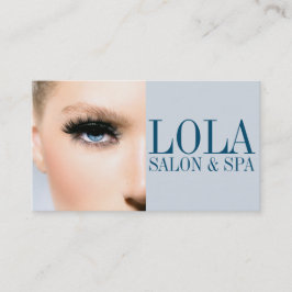 Modern Salon Spa Makeup Artist Aesthetician Card Visitkort