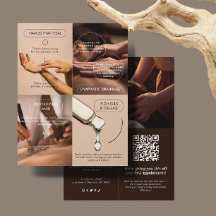Modern Salon Spa Promotion Reklamblad