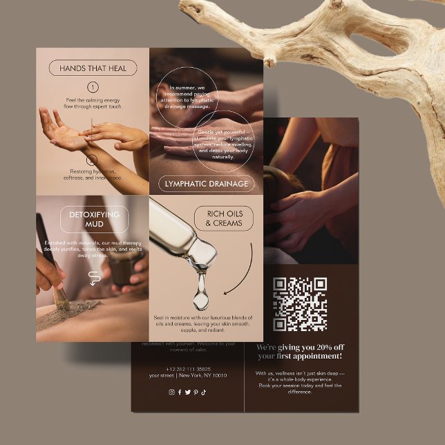 Modern Salon Spa Promotion Reklamblad (Skapare uppladdad)