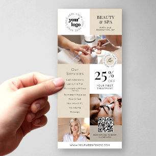 Modern salongtjänster Företag Marknadsföring Flyer Reklamkort