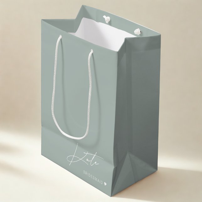 Modern Salvia Brudtärna Förfrågan Presentpåse (Skapare uppladdad)