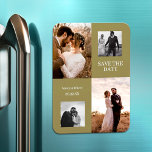 Modern Samla enkelt foto Spara datum Bröllop Magnet<br><div class="desc">Gör ert uttalande i bröllop minnesvärt med våra eleganter fotoparmagneter i bröllop spara datum. Beställ nu och börja skapa bröllop i dina drömmar. Med en unik och minimalistisk design fångar magneterna din kärlek-historia med en fantastisk fotokollage. Eleganten och den moderna layouten gör den här magneten perfekt för att tillkännage din...</div>