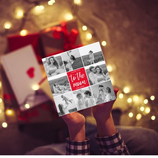 Modern samling par foto och till Måne-citatet (Skapare uppladdad)