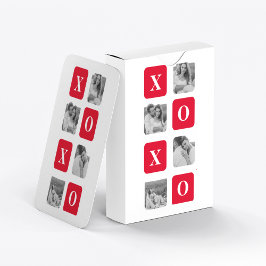 Modern samling par Photo & Red XOXO Casinokort