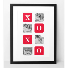 Modern samling par Photo & Red XOXO Poster