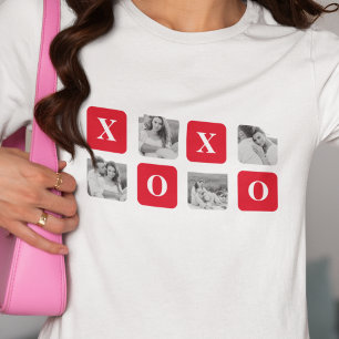 Modern samling par Photo & Red XOXO T Shirt