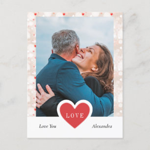 Modern samling par Photo & Valentines day Vykort
