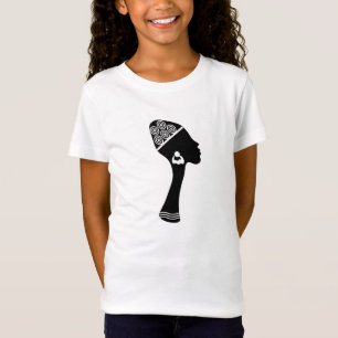 Modern samtida abstrakt afrikansk kvinna konst t shirt