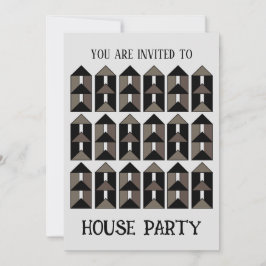 Modern samtida husfest inbjudningar