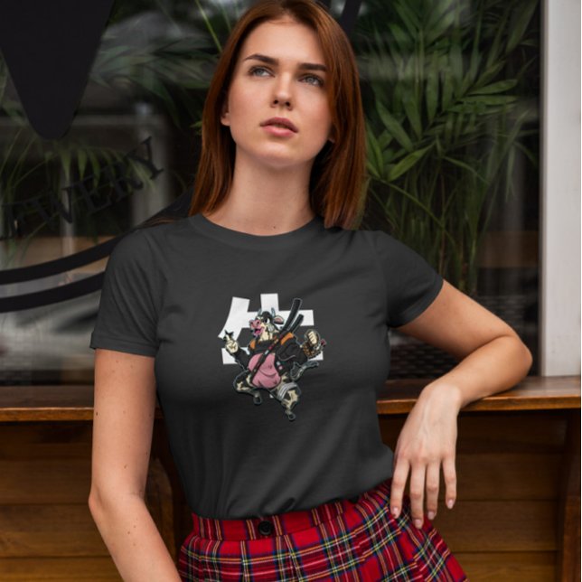 Modern Samurai Cow T Shirt (Skapare uppladdad)