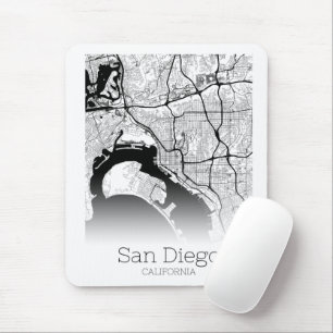 Modern San Diego City Karta Musmatta