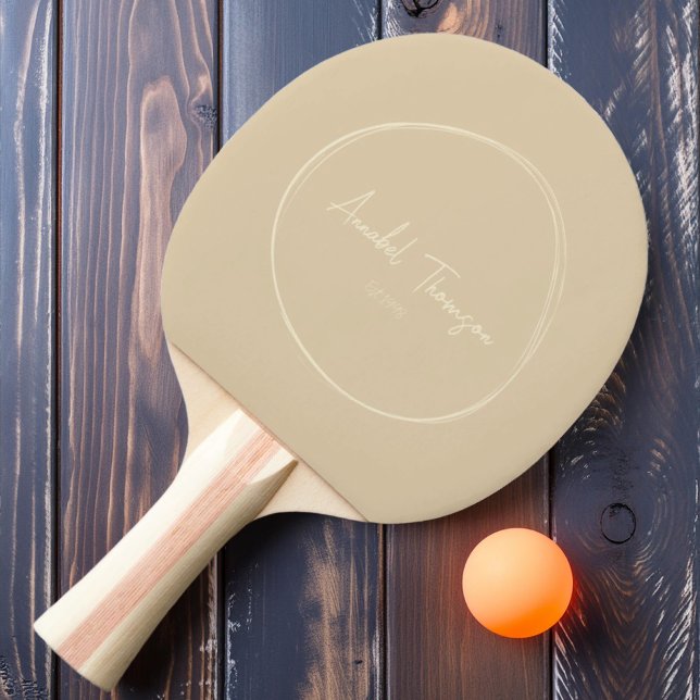 Modern Sand Dune i mitten av århundradet med Namn Pingisracket (Skapare uppladdad)