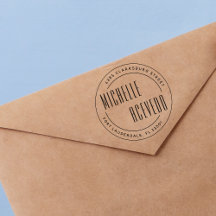 Modern Sans Serif Typography Formal Returadress