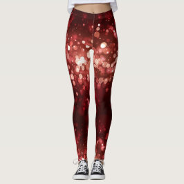 Modern Santa dräkt Rolig kul jul  Leggings
