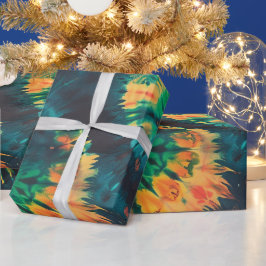 Modern Säsongsbetonad Nutida Första Födelsedagsfir Presentpapper