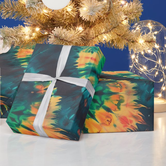 Modern Säsongsbetonad Nutida Första Födelsedagsfir Presentpapper (Helgdagar)