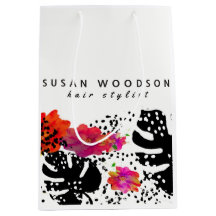 Modern sätta en klocka på Monstera för vattenfärg